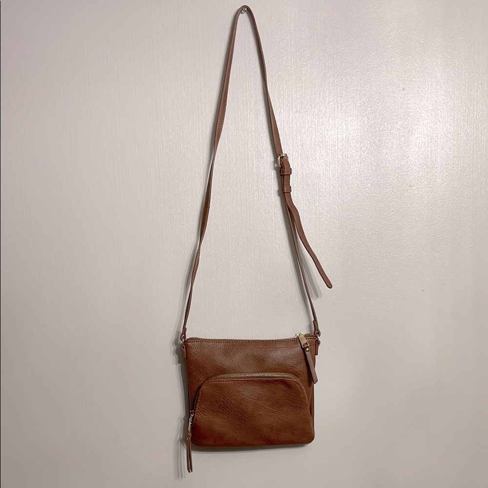 Cognac Crossbody Bag